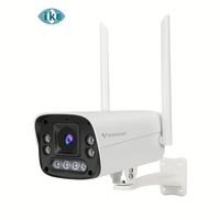 Caméra de sécurité intelligente O Kam Pro AI avec détection de fumée et d'incendie, 4G POE, détection humaine, alarme vocale, capteur CMOS, IP66, audio bidirectionnel