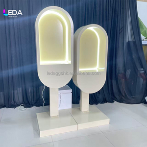 LEDA Novedad Moderna: Soporte Metálico Personalizable para Cabina Telefónica de Audio para Invitados de Boda - Product Image 2