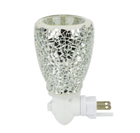 Parfum électrique Plug In mosaïque verre cire plus chaude applique veilleuse pour intérieur maison bureau cadeaux décor