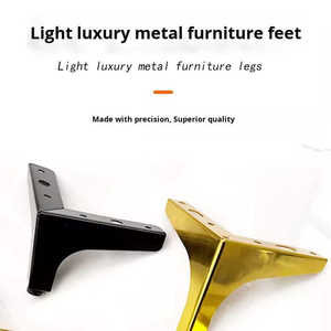 Patas de Soporte Metálicas Modernas de Estilo Europeo para Muebles de TV de Lujo, Mesa de Comedor, Sala de Estar, Taller, Herrajes para Patas de Sofá, Fácil Instalación - Product Image 4