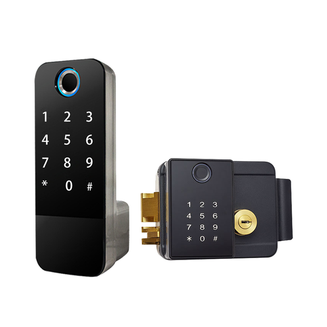TTLock  Waterproof Smart Rim Lock Outdoor Electronic Security Lock