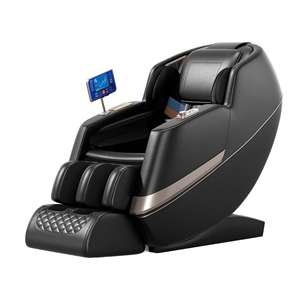 Fauteuil de massage Shiatsu personnalisé SL à double rail, mouvement 4D, capsule spatiale, fauteuil de luxe intelligent pour la maison, avec compression chaude et air - Product Image 1