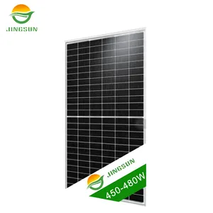 Jingsun MONO material 460watt solar panels 182mm half cell for home roof use