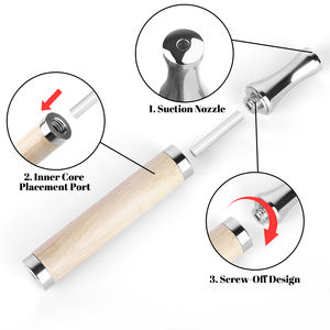 Bâton inhalateur d'oxygène vide pour l'entraînement respiratoire, avec huile essentielle de lavande, pour soulager l'anxiété et favoriser une meilleure respiration, parfum Rave - Product Image 6