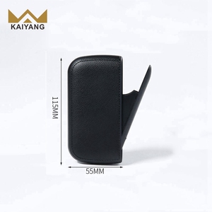 KY mode 20 pièces Cigarettes en cuir hommes poche Usb charge briquet Vintage étui à cigarettes personnalisé - Product Image 6