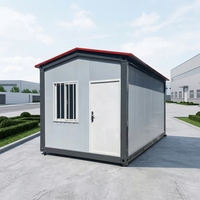 SKYLINE Precio de Fábrica Casa Contenedor Plegable de 20 pies, Edificio de Oficinas de Cristal, Tienda, Módulo Prefabricado, Cabaña de Lujo, Casa Pequeña
