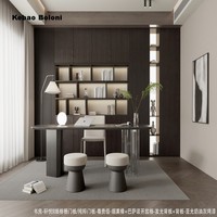 Aparador Moderno de Lujo Personalizado de Madera Maciza con Almacenamiento, Altura Ajustable y Paneles de Rejilla Fina - Mueble Personalizado para Comedor