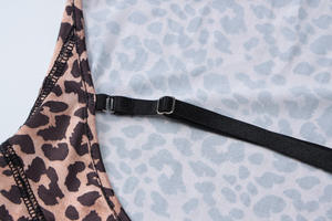 جديد مثير الربيع النساء السروال القصير ليوبارد طباعة جمبسوت Bodycon Y2K سيدة خمر عارية الظهر قطعة واحدة السروال القصير النساء ارتداءها - Product Image 6