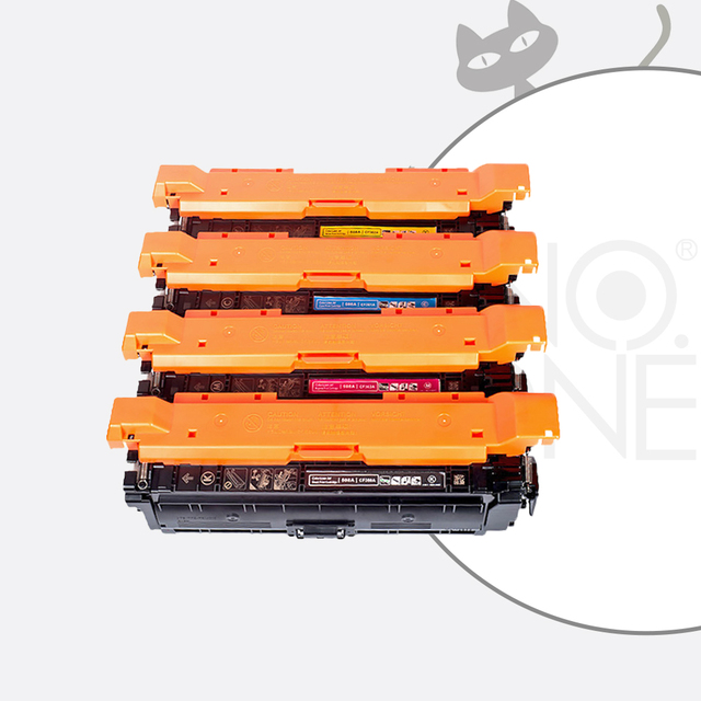 Factory Wholesale 650A CE270A 271A 272A 273A Toner Cartridge Compatible for Hp Color Laserjet Enterprise CP5525 / M750