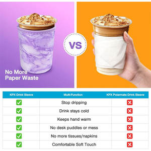 Portavasos Personalizado <span class=keywords><strong>con</strong></span> Logotipo para Boda, Funda para Taza de Café, Portavasos Personalizado <span class=keywords><strong>con</strong></span> Cordón para Latas de Cerveza, Funda para Café - Product Image 6