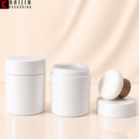 Nouvelle poudre fixante blanche compacte 20g, livrée avec un applicateur en forme de houppette, boîte vide pour poudre libre, emballage en plastique.