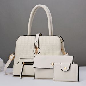 Bộ ba mảnh chống nước xuyên biên giới 2024 Túi nữ đa năng túi đeo vai hợp thời trang mới vỏ đơn giản khóa kéo dung tích 3L - Product Image 4