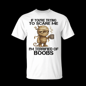 Camiseta Unisex de Manga Corta con Cuello Redondo, Impresión Digital, Diseño Divertido de Momia, Promocional para Adultos - Product Image 2