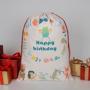 ถุงของขวัญลายสัตว์สำหรับงานปาร์ตี้เด็ก ขนาด 45x63 ซม. ยี่ห้อ High King Linen สำหรับบรรจุของขวัญวันเกิด - Product Image 5