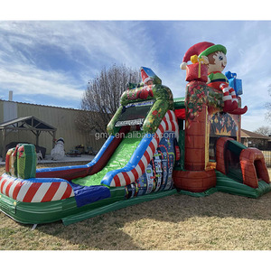 <span class=keywords><strong>Château</strong></span> gonflable extérieur combiné, jeu <span class=keywords><strong>de</strong></span> tir, moonwalk, <span class=keywords><strong>château</strong></span> gonflable avec toboggan et piscine - Product Image 3