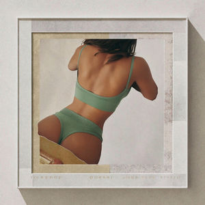 Ensemble soutien-gorge push-up rembourré sexy pour femme, sans armatures, sans coutures, avec culotte taille basse string, grande taille - Product Image 3