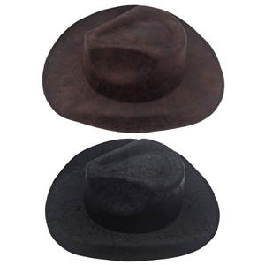 Sombrero Vaquero Occidental de Piel Sintética Personalizado, Sombrero de Sol de Ala Ancha para Viajes, Fiestas, Uso Casual, Unisex - Product Image 1