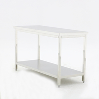 Commercial En Acier Inoxydable Inox Table De Travail Cuisine Pour Restaurant pour Boucherie Hôpital avec Prix de Gros