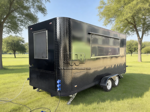 ACB New Aluminum Full-Equipped Food Trailer with Ice Cream & Chicken Rotisserie Grill <b>Bar</b> for Business Use Snack Food & Chips - Product Image 5