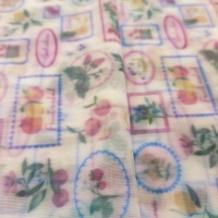 Tissu satiné imprimé numérique floral personnalisé, 81% nylon, 19% élasthanne, maille extensible légère et respirante, tricoté 70gsm, rideaux