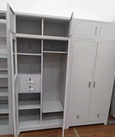 Armoire à 2 portes en acier avec étiquette personnalisée, casier de gym, armoire de rangement métallique, casier en acier