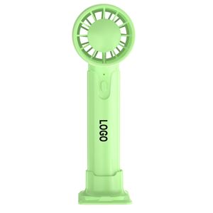 Ventilateur portable à main haute vitesse avec logo personnalisé, mini ventilateur de poche à piles, rechargeable par USB, pour l'extérieur - Product Image 1