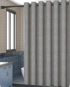 DaiRui Solid Hotel Rideaux <span class=keywords><strong>de</strong></span> salle <span class=keywords><strong>de</strong></span> bain imperméables <span class=keywords><strong>de</strong></span> haute qualité Rideaux <span class=keywords><strong>de</strong></span> <span class=keywords><strong>douche</strong></span> <span class=keywords><strong>en</strong></span> faux <span class=keywords><strong>lin</strong></span> épaissi - Product Image 1