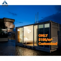 CGCH Maison en conteneur fabriquée Maisons de 40 pieds de luxe préfabriquées entièrement meublées Maison en conteneur préfabriquée Maison en conteneur