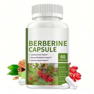 Suppléments à base de plantes en gros Chlorhydrate de berbérine HCL Capsules de berbérine - Product Image 1