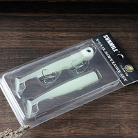 WildTrek 35g 11,5cm Jig Head Paddle Tail Swimbait Kit Austauschbarer Weichkörper Salzwasser Seebarsch Kabeljau Weitwurf-Angelköder