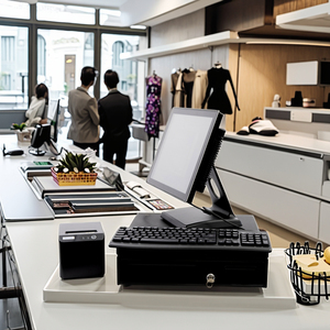 SCPOS 280FN Foldable 15-Inch Android POS System with 4GB RAM/64GB SSD RK3568 CPU Black Color - Product Image 6