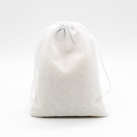 Mini microfibre avec Logo personnalisé, pochettes en velours à cordon de serrage, bijoux, emballage pour cadeaux, vente en gros, pièces