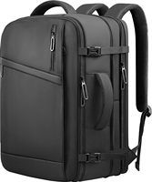 Sac à dos de voyage grande capacité, sac à dos de cabine avec système MOLLE découpé au laser, résistant aux éclaboussures, pour ordinateur portable