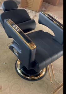 Sillón de Barbería y Salón de Belleza, Hidráulico, Reclinable, Giratorio y Ajustable para Corte de Cabello y Masajes - Product Image 5