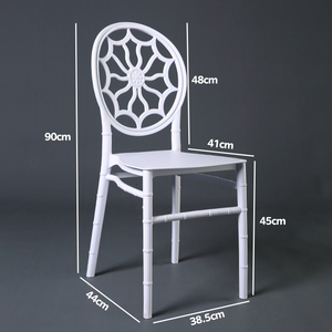 Chaise Chiavari Moderne Blanche en PP pour Vente en Gros, Empilable, pour Mariages en Plein Air, Banquets, Fêtes, Hôtels, Restaurants, <span class=keywords><strong>Locations</strong></span> - Product Image 6