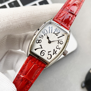 Reloj de cuarzo para mujer, caja curvada de 24-29mm tallada con CNC, movimiento de cuarzo importado, correa de cuero, reloj de pulsera para mujer, reloj de regalo para mujer - Product Image 3