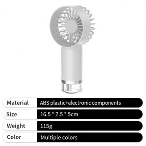 2025 Promotion Mini <b>Mist</b> Portable Summer Rechargeable Handheld <b>Cooling</b> Water <b>Spray</b> Fan for Office - Product Image 2