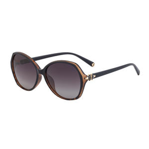 Gafas de Sol Polarizadas para Mujer Dl-D7522, Montura Grande, Lentes TAC UV400, Montura de Metal TR, Color Negro C1, Protección Solar para Exteriores - Product Image 2