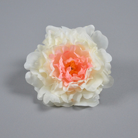 Penjualan paling laris 13cm kepala bunga peoni buatan grosir kualitas tinggi kepala bunga Peony sutra Eropa