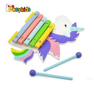 Nouveau musical licorne en bois <span class=keywords><strong>xylophone</strong></span> pour enfants W07C085 - Product Image 2