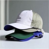 Aangepaste Ongestructureerde 6 Panel Honkbalhoed Groothandel Effen Borduurwerk Blanco Baseballpet Papa Hoed