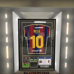 Homco MDF gỗ ảnh nhựa Glass Jersey hộp hiển thị áp phích bóng trường hợp khung ảnh <span class=keywords><strong>plexiglass</strong></span> hiển thị trường hợp Khung bóng hộp - Product Image 2