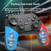 Manette de jeu sans fil BT 2.4G avec vibration pour Nintendo Switch PC Android IOS Tablette Smart TV Téléphone portable Joystick