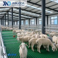 Abri préfabriqué en acier pour chèvres, abri en acier pour moutons, structure en acier pour élevage de chèvres, structure en acier pour l'élevage de moutons