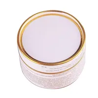 Tube de crème cosmétique fait à la main de luxe personnalisé boîte de soin de la peau blanche