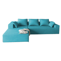 Saien moderne doux modulaire sectionnel canapé ensemble sous vide Compression mousse tissu matériel pour maison hôpital école pour appartements