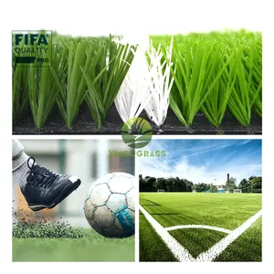 Precio de descuento de 50mm Césped La mejor hierba para campo de fútbol Fabricante de césped artificial para campo deportivo