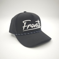 Gorras de Golf Deportivas Impermeables al por Mayor, Estilo Dobby, con 5 Paneles, Logotipo Bordado en 3D, Bordado a Mano, Ajustables, con Cierre a Presión, Personalizadas
