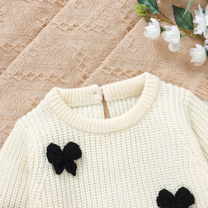 Mimixiong Fabricant de vêtements pour bébés, vêtements pour tout-petits faits à la main, combinaison papillon, barboteuse en tricot pour nouveau-né, grenouillère - Product Image 5