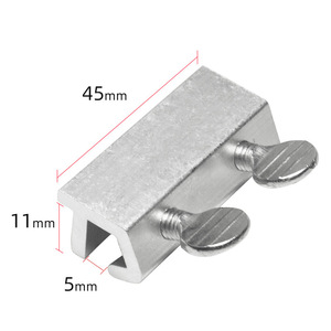 Aluminum Alloy <b>Window</b> <b>Lock</b> Round Handle Silver No Drill Easy Install For Sliding Door And <b>Window</b> <b>Security</b> Limit Switch - Product Image 4